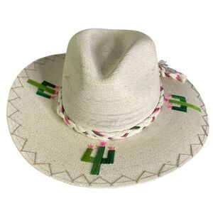 Corazon Playero Exclusive Cactus Embroidered Sun Hat